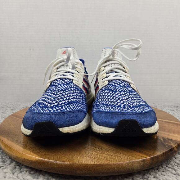 Adidas Mens 10 Ultra Boost 1.0 Kansas Jayhawks Blue White Gym Running Shoe main image 14